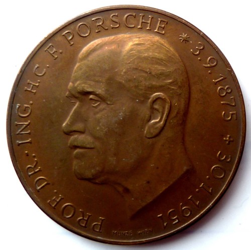 Porsche 1963 kalendermünze - porsche,
