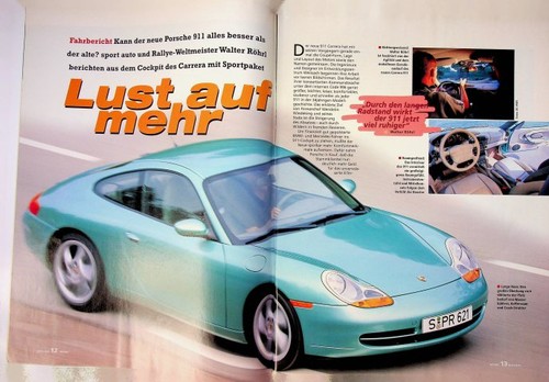 Sport auto 1997 porsche 911 - sport,